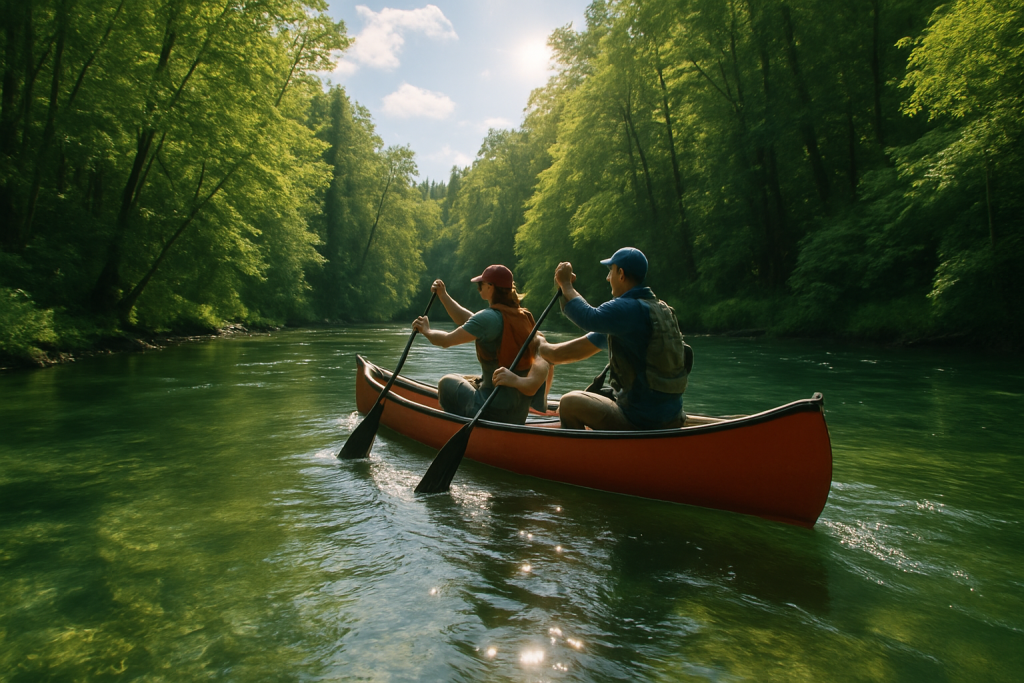 découvrez l'excitation du canoë canadien et vivez une aventure nature sensationnelle au cœur des paysages préservés. parfait pour les amateurs de plein air en quête d'évasion et de sensations fortes.