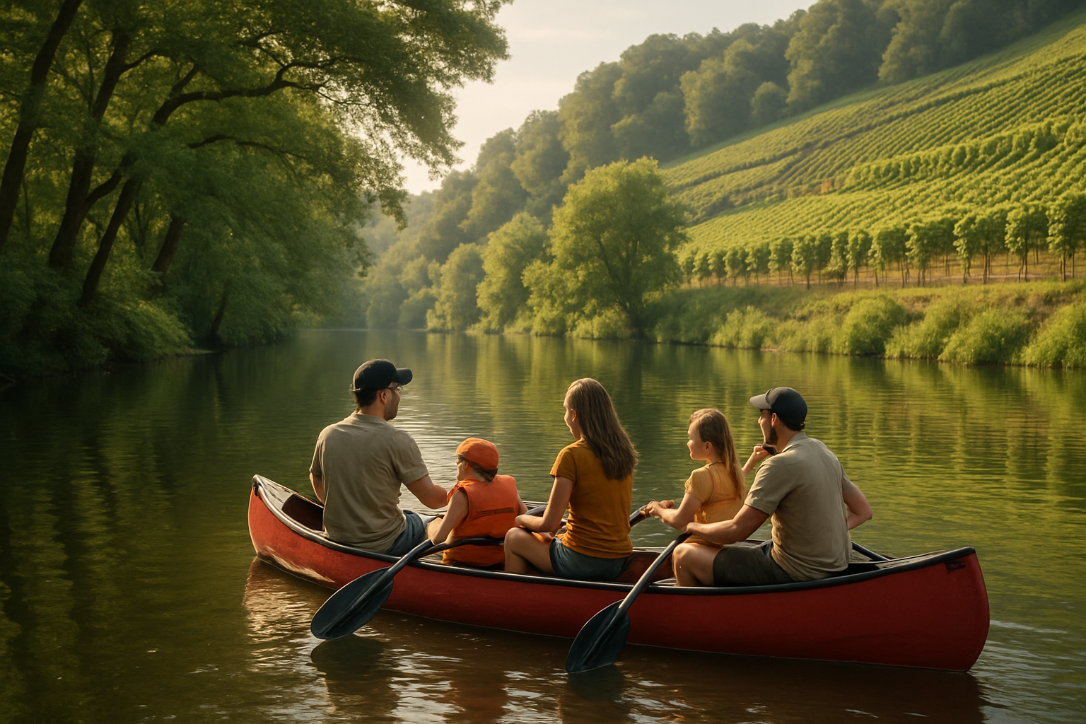 partez à l'aventure en famille avec notre sélection des plus belles balades en canoë, adaptées à tous les ùges pour des moments inoubliables en pleine nature.