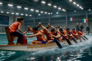 découvrez la sélection nationale de dragon boat en salle, une équipe d'athlètes passionnés qui s'entraînent pour atteindre l'excellence et dominer les compétitions.